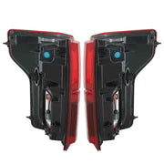 DURAFORCE For 2018-2020 Ford F150 Outer Lamps L+R LED w/Blind Spot Pair Tail Lights Red