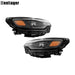 DURAFORCE For 2019-2021 2022 Jeep Cherokee Black LED Left&Right Side Headlights W/Ballast