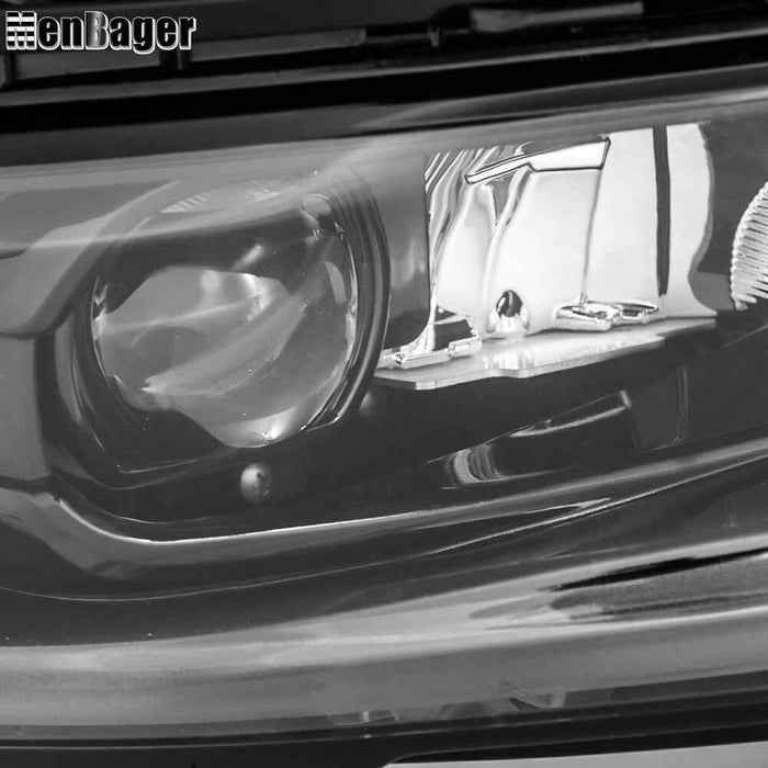 DURAFORCE For 2019-2021 2022 Jeep Cherokee Black LED Left&Right Side Headlights W/Ballast