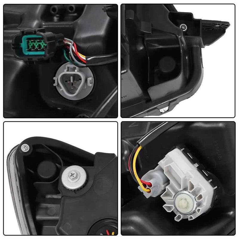 DURAFORCE For 2014-2015 2016 Nissan Rogue Headlight Left Driver Side LED Headlamp Assembly