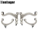 DURAFORCE 97034105110 4× Front Upper Lower Control Arms Set For 10-13 Porsche Panamera V8
