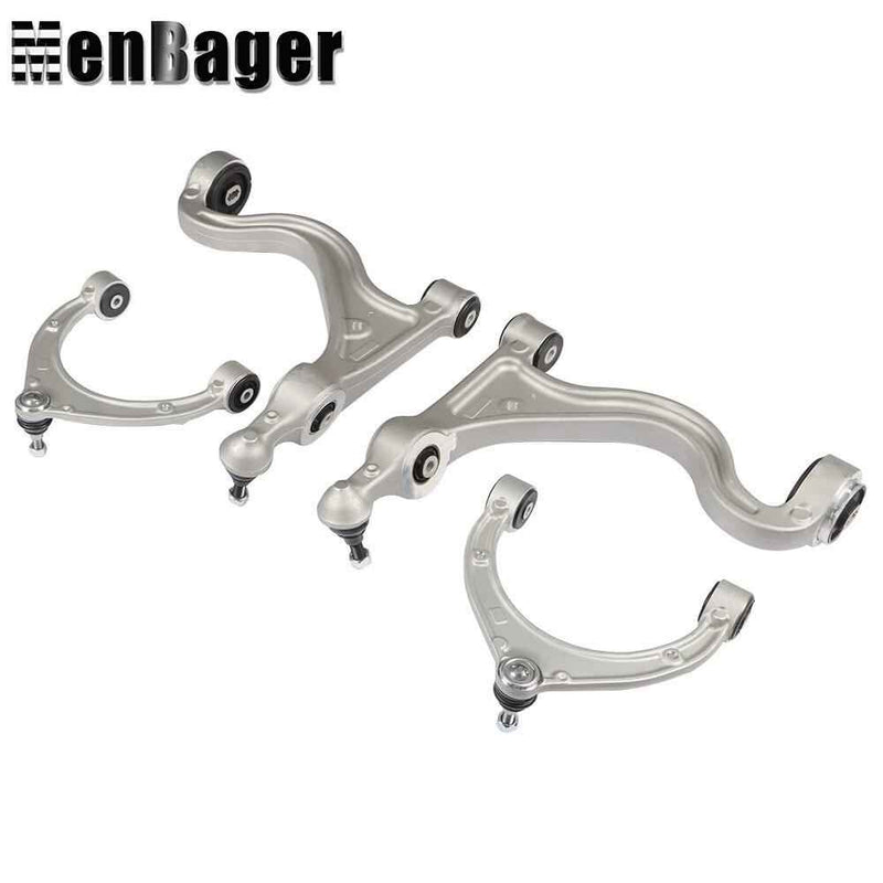 DURAFORCE 97034105110 4× Front Upper Lower Control Arms Set For 10-13 Porsche Panamera V8