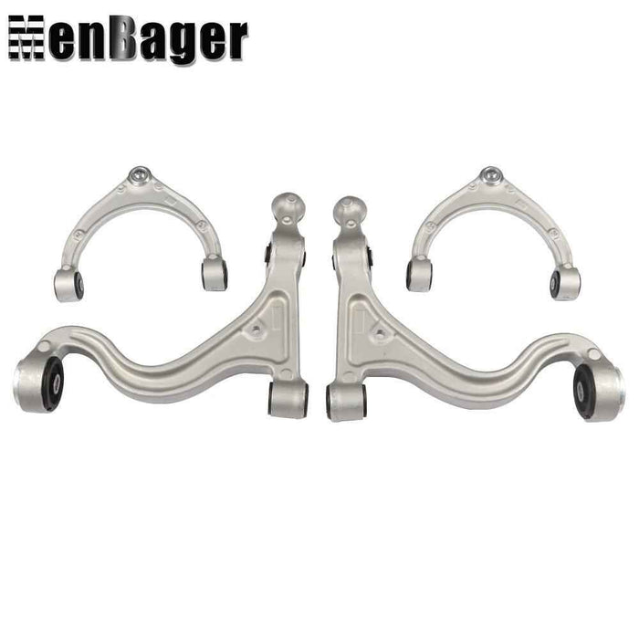 DURAFORCE 97034105110 4× Front Upper Lower Control Arms Set For 10-13 Porsche Panamera V8