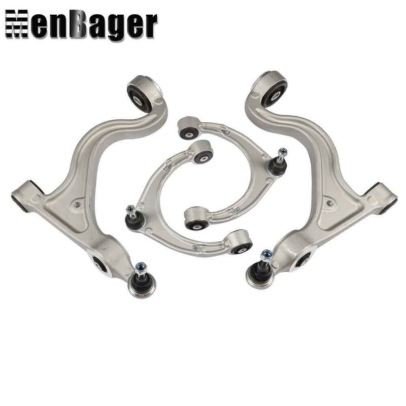 DURAFORCE 97034105110 4× Front Upper Lower Control Arms Set For 10-13 Porsche Panamera V8