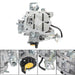 DURAFORCE Carburetor For Marine 4 BBL Rochester Quadrajet 350 Electric Choke Mercruiser