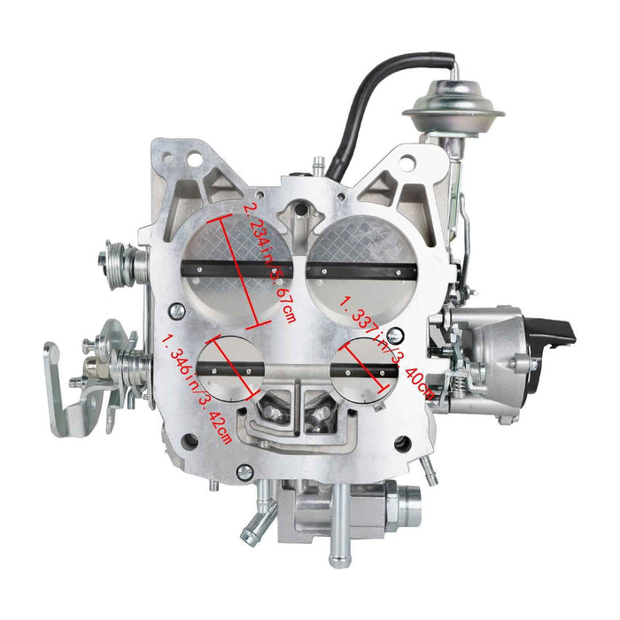 DURAFORCE Carburetor For Marine 4 BBL Rochester Quadrajet 350 Electric Choke Mercruiser