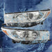 DURAFORCE Headlight Left+Right For 2017-19 Toyota Highlander LE Plus XLE Hybrid Clear Lens