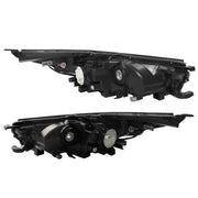DURAFORCE Headlight Left+Right For 2017-19 Toyota Highlander LE Plus XLE Hybrid Clear Lens
