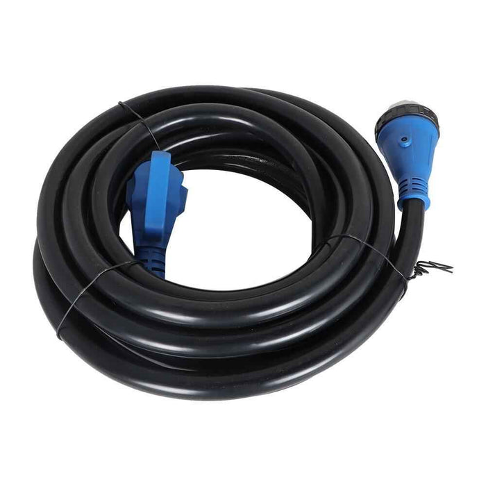 DURAFORCE 3-Prong 30 Feet 50 Amp Locking RV Extension Cord & Power Inlet Box 125V & 250V