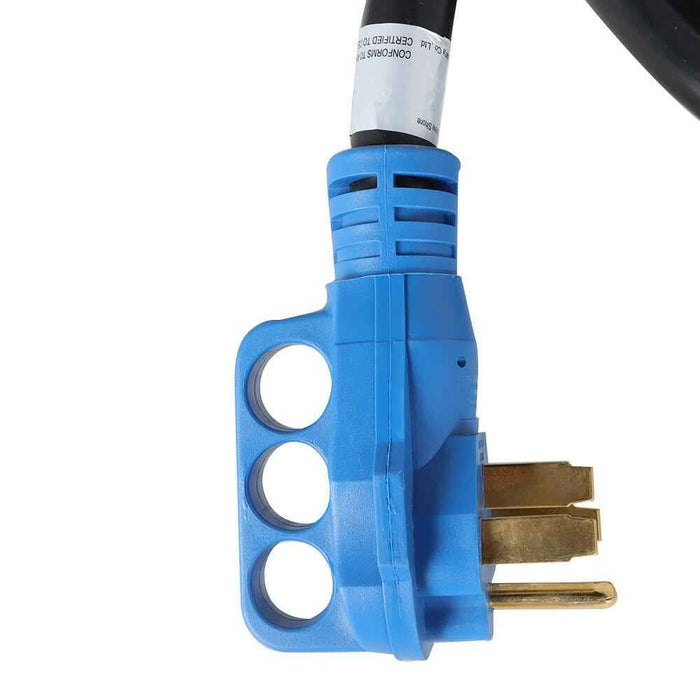 DURAFORCE 3-Prong 30 Feet 50 Amp Locking RV Extension Cord & Power Inlet Box 125V & 250V