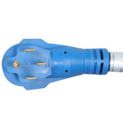 DURAFORCE 3-Prong 30 Feet 50 Amp Locking RV Extension Cord & Power Inlet Box 125V & 250V