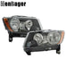 DURAFORCE Headlights For 2011-2013 Jeep Grand Cherokee/2011-2017 Compass Halogen Lamps L+R