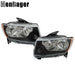 DURAFORCE Headlights For 2011-2013 Jeep Grand Cherokee/2011-2017 Compass Halogen Lamps L+R