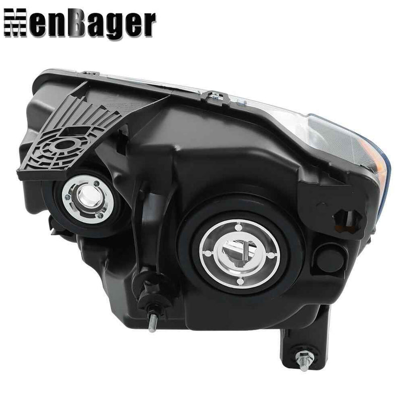 DURAFORCE Headlights For 2011-2013 Jeep Grand Cherokee/2011-2017 Compass Halogen Lamps L+R