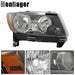 DURAFORCE Headlights For 2011-2013 Jeep Grand Cherokee/2011-2017 Compass Halogen Lamps L+R