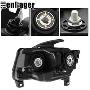 DURAFORCE Headlights For 2011-2013 Jeep Grand Cherokee/2011-2017 Compass Halogen Lamps L+R