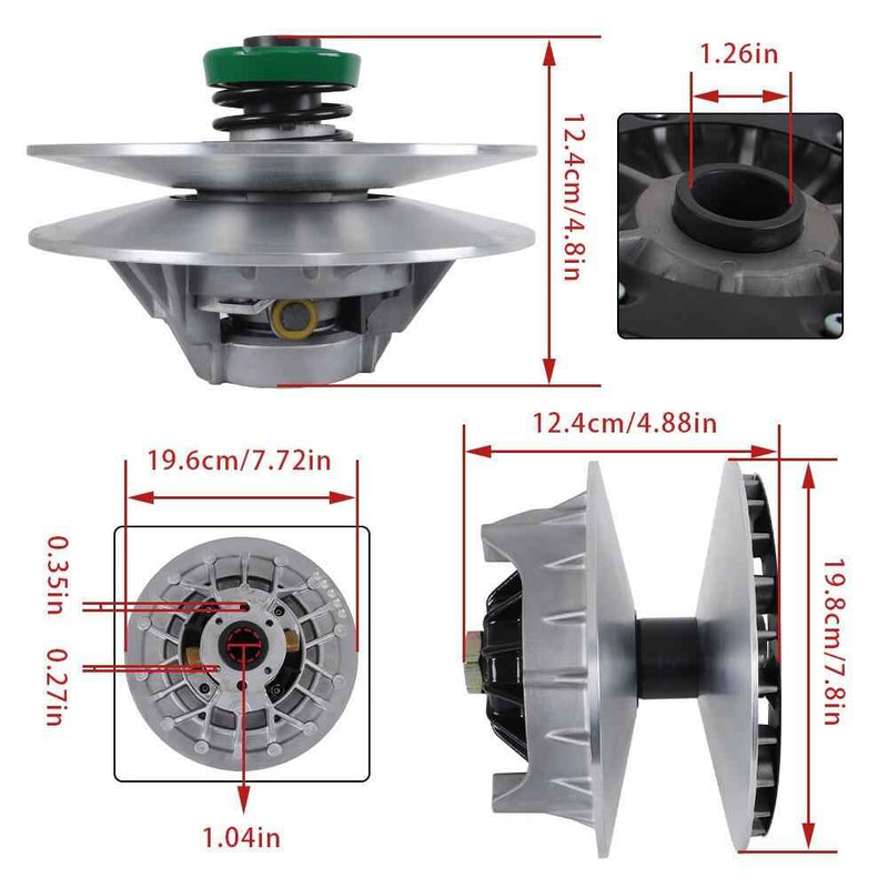 DURAFORCE New Primary Secondary Clutch + Removal Tool For ODES 800 Dominator D2 D4 X2 X4