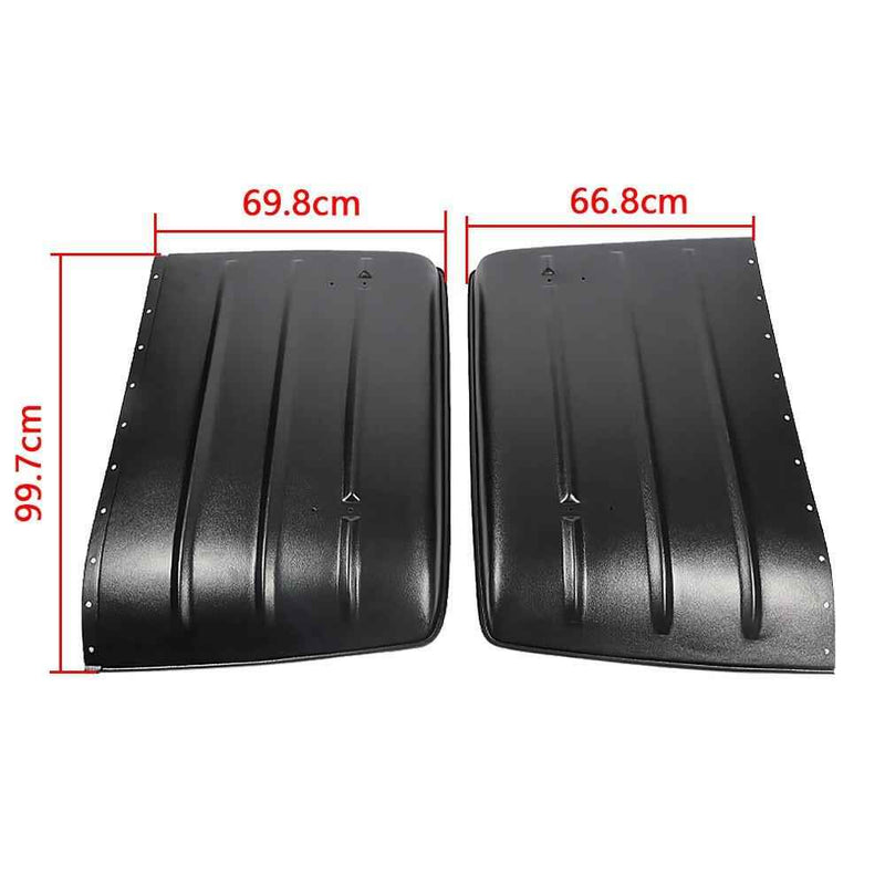 DURAFORCE NEW Black Plastic Hard Top Roof 2005-2022 For Kawasaki Mule 600 / 610 SX 4X4