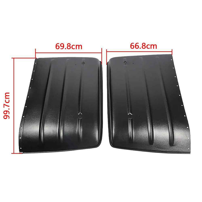 DURAFORCE NEW Black Plastic Hard Top Roof 2005-2022 For Kawasaki Mule 600 / 610 SX 4X4