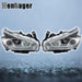 DURAFORCE Clear Lens Headlights For 2015 16 17 18 Nissan Murano LH+RH Headlamps LED W/DRL