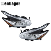 DURAFORCE Clear Lens Headlights For 2015 16 17 18 Nissan Murano LH+RH Headlamps LED W/DRL