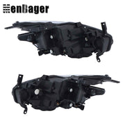 DURAFORCE Clear Lens Headlights For 2015 16 17 18 Nissan Murano LH+RH Headlamps LED W/DRL