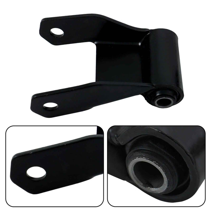 DURAFORCE Left & Right Rear Leaf Spring Hanger Bracket Shackle For 83-97 Ford F250 F350