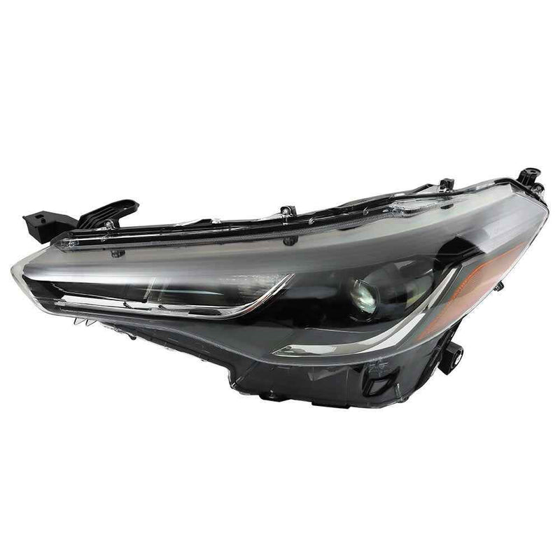 DURAFORCE Left Side For Toyota Corolla Cross L/LE 2022-2023 Black Clear Lens Headlight LED
