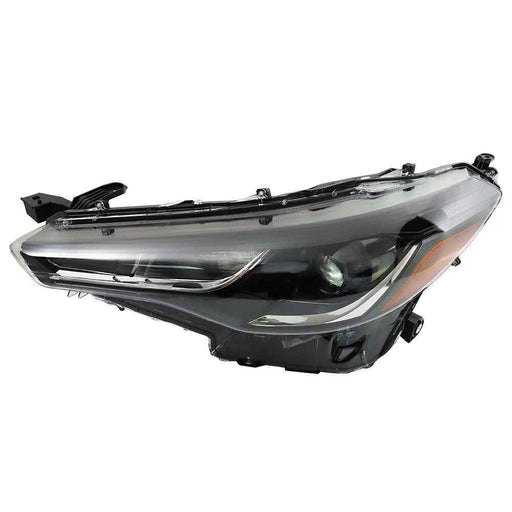 DURAFORCE Left Side For Toyota Corolla Cross L/LE 2022-2023 Black Clear Lens Headlight LED