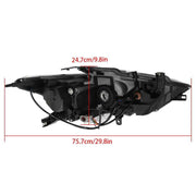 DURAFORCE Headlamp For 2016 2017 2018 Nissan Maxima SR Platinum Headlight Left Side LED