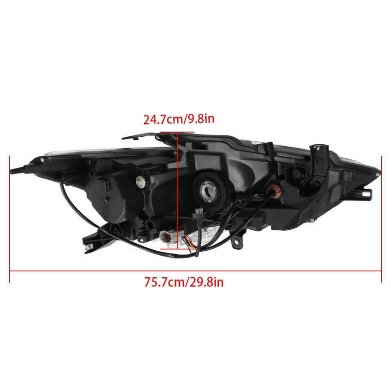 DURAFORCE Headlamp For 2016 2017 2018 Nissan Maxima SR Platinum Headlight Left Side LED