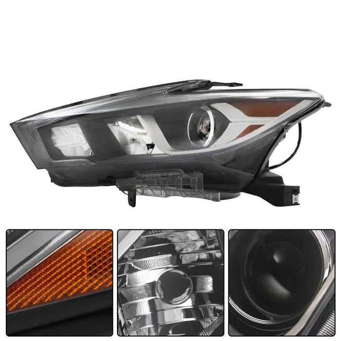 DURAFORCE Headlamp For 2016 2017 2018 Nissan Maxima SR Platinum Headlight Left Side LED