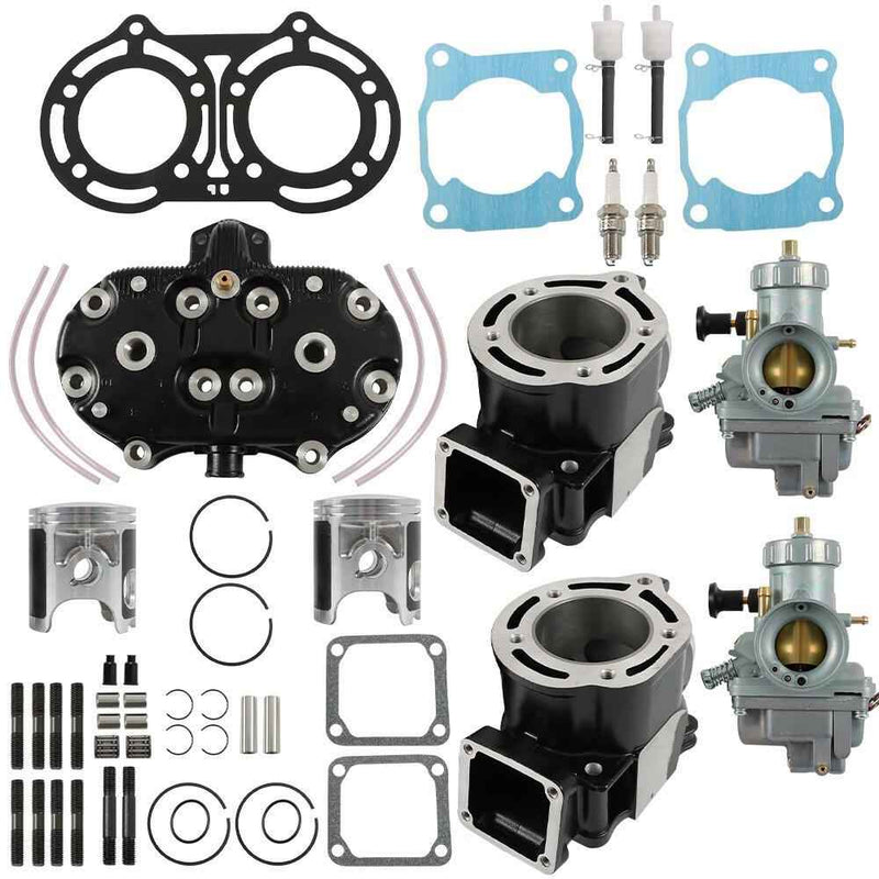 DURAFORCE 1987-2006 Cylinder Head Piston Gasket Top End Kit for Yamaha Banshee 350