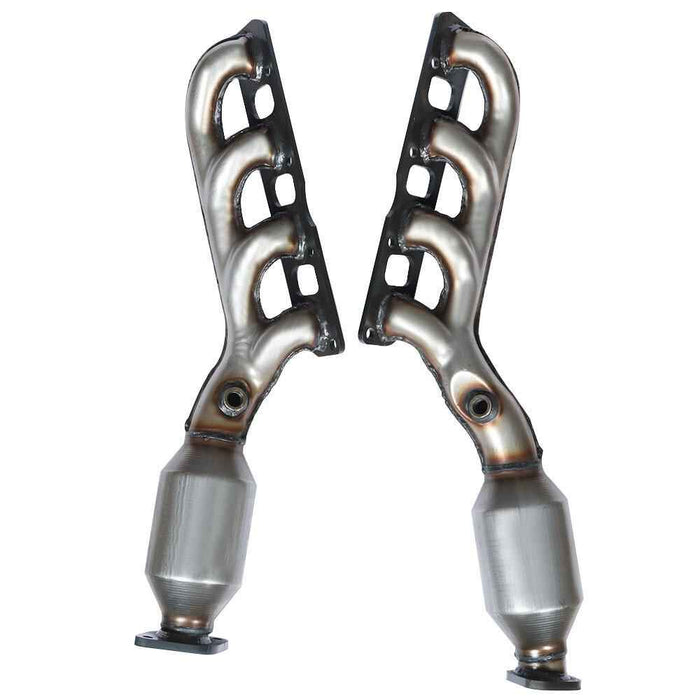 DURAFORCE 2PCS For 2004-2015 Nissan Titan 5.6L Driver+Passenger Side Catalytic Converters