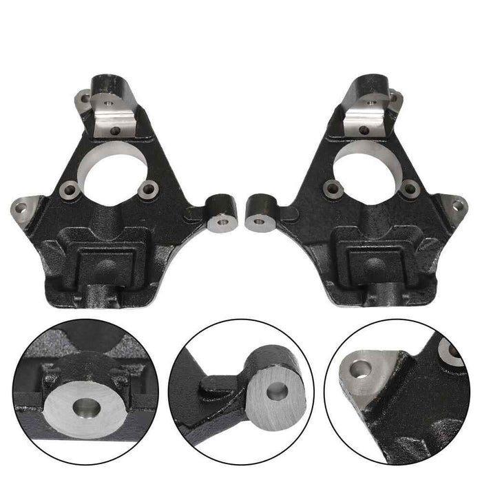 DURAFORCE 2" Drop Lowering Spindles For Chevrolet Silverado GMC Sierra 2WD 4WD AWD 2007-16