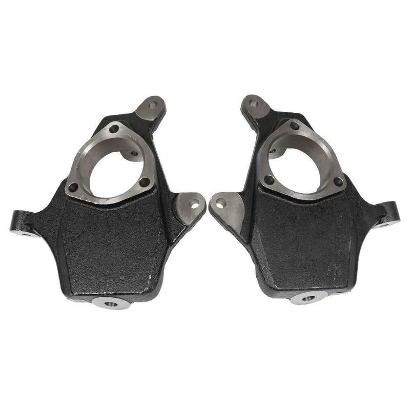 DURAFORCE 2" Drop Lowering Spindles For Chevrolet Silverado GMC Sierra 2WD 4WD AWD 2007-16