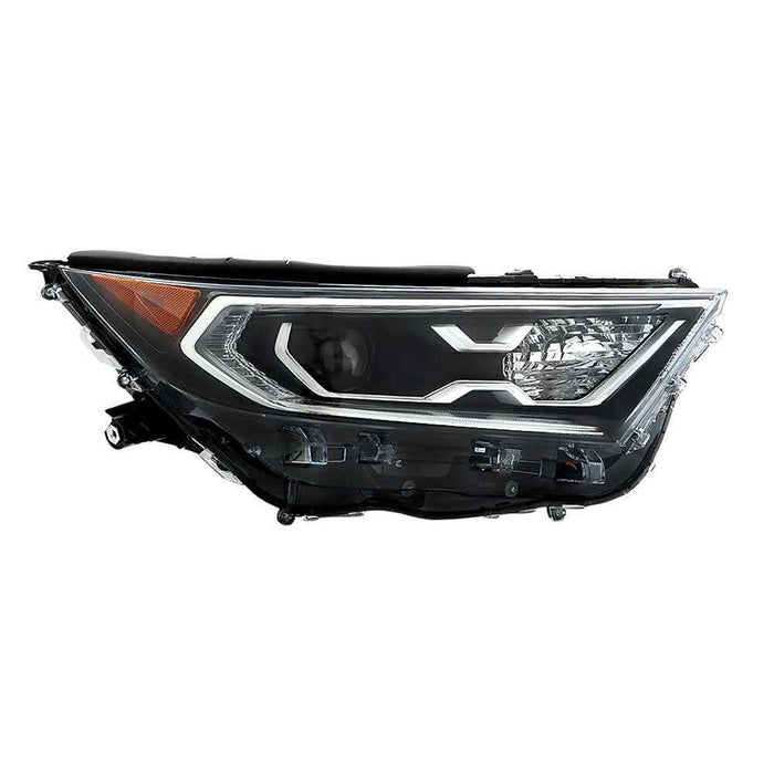 DURAFORCE Headlight For 2019-2021-2022 Toyota RAV4 Hybrid XSE/SXLE Headlamp LED Right Side