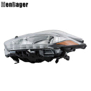 DURAFORCE Left Side For Nissan Murano S SL SV 2015 2016 Headlight Chrome Halogen LED DRL