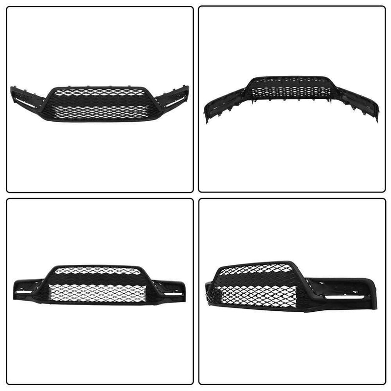 DURAFORCE Lower Bumper Grille Assembly&LH+RH Headlights For Toyota Corolla 2023-2024 Front