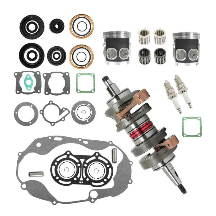 DURAFORCE 64mm Crankshaft Piston + Cylinder Gasket For 1987-2006 Yamaha Banshee YFZ350