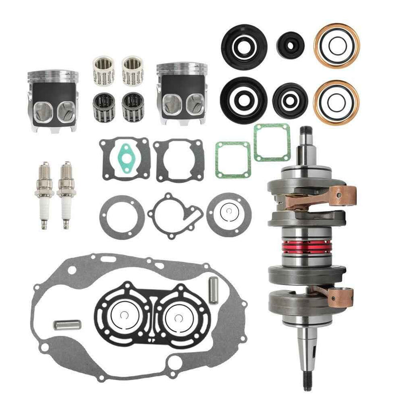 DURAFORCE 64mm Crankshaft Piston + Cylinder Gasket For 1987-2006 Yamaha Banshee YFZ350