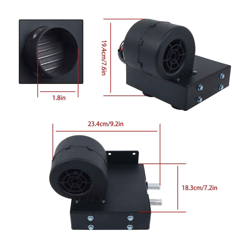 DURAFORCE Cab Heater with Defrost Kit For Polaris Ranger 570 Mid Size 2014-2021