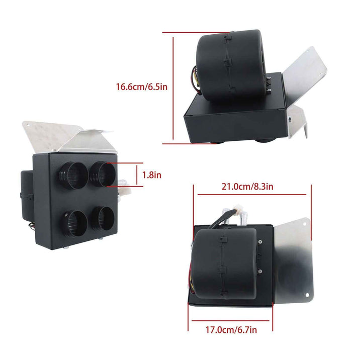 DURAFORCE Cab Heater with Defrost Kit For Polaris General 1000 2016 2017 2018 2019-2024