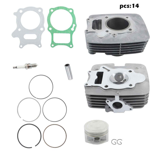 DURAFORCE 12200-HM8-305 Engine Cylinder Piston Gasket Kit Fit For Honda TRX250 RECON 250