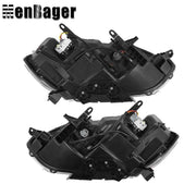 DURAFORCE For Nissan Rogue S SV SL 2014 2015 16 Left&Right Side LED Headlights Chrome Lamp