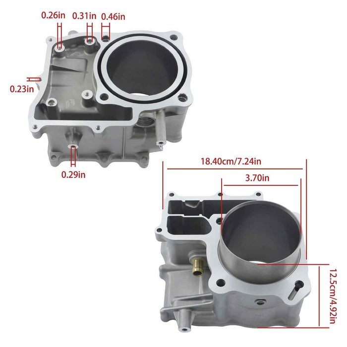 DURAFORCE 12100-HN2-000 Cylinder Piston Kit For Honda Foreman Rubicon 500 TRX500FA 2001-14