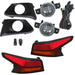 DURAFORCE LED Fog Light w/Switch+Wiring Pair Tail Light Halogen For Nissan Altima 19-2020