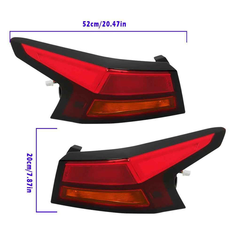 DURAFORCE LED Fog Light w/Switch+Wiring Pair Tail Light Halogen For Nissan Altima 19-2020