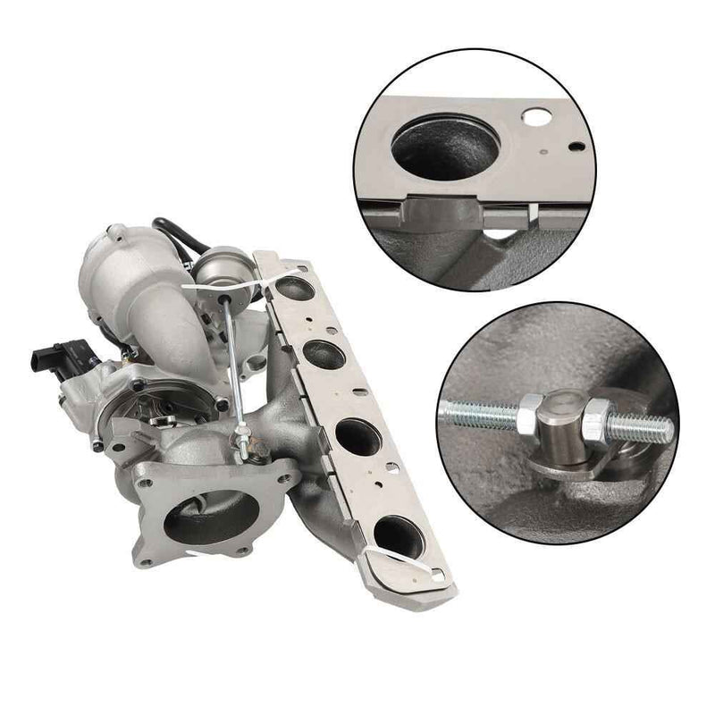 DURAFORCE Turbocharger For 2006-2012 Audi A3 TT & Volkswagen Jetta/GTI/Passat Eos 2.0L GAS