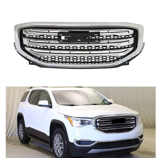 DURAFORCE For GMC Acadia SLE/SL 2017 2018 2019 Front Bumper Grille Grill Assembly Chrome